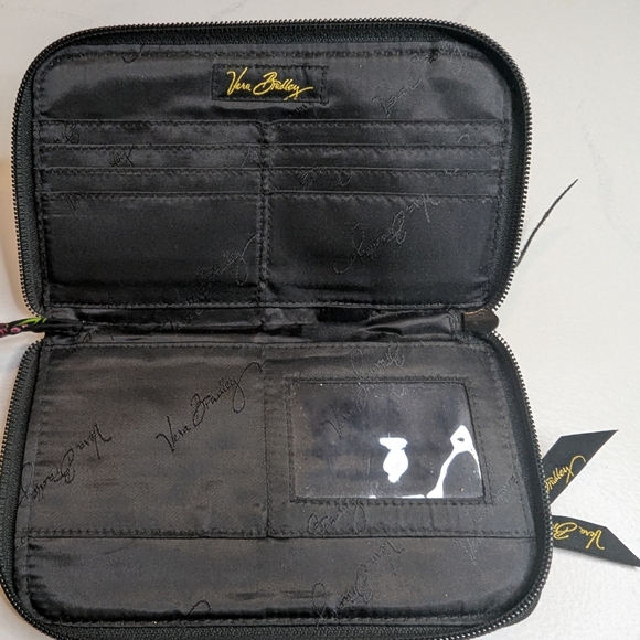 Vera Bradley Quilted Multicolor Paisley Floral Wallet/Wristlet - Picture 5 of 7